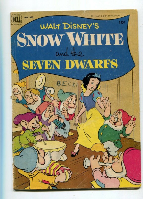 Dell Four Color 382 GD+ Snow White and the Seven Dwarfs