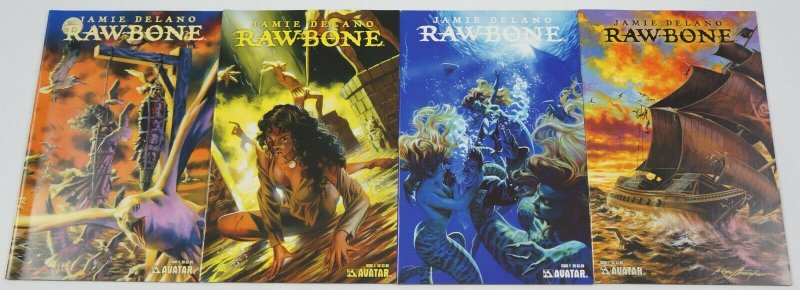 Rawbone #1-4 VF/NM complete series - pirate horror comics - avatar 2 3 set lot 