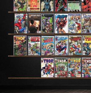 Huge Lot 150+ Comics with Web Of Spider-Man, Thor, Spider-Man& & More!