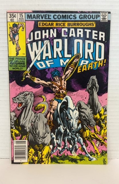 John Carter Warlord of Mars #15 (1978)