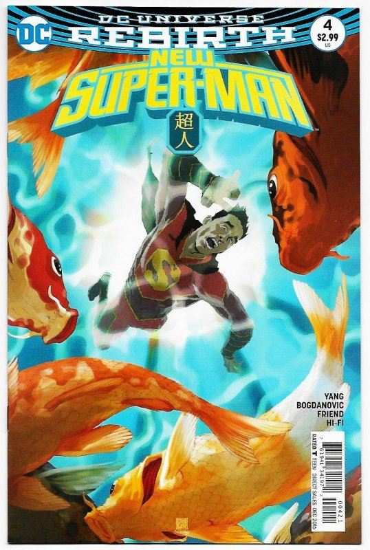 New Super-Man #4 Rebirth Variant Cvr (DC, 2016) NM