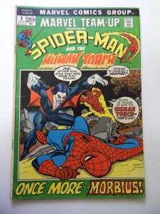Marvel Team-Up #3 (1972) 3rd App of Morbius! VG/FN Condition ink on interior bc