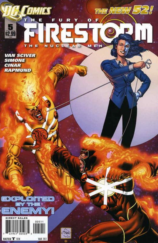 Fury of the Firestorm: The Nuclear Men #5 VF/NM; DC | save on shipping - details