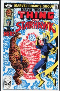 Marvel Two-in-One #61 (1980) Starhawk [Key Issue]