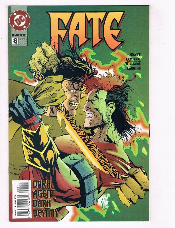 Fate #8 VF DC Dark Agent Of Destiny Comic Book Grant JSA June 1995 DE38 AD11