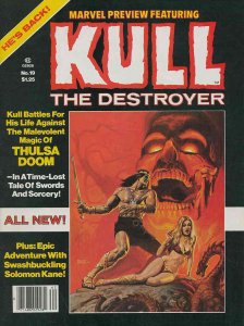 Marvel Preview #19 VG ; Marvel | low grade comic Kull the Destroyer