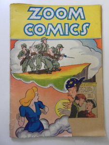 Zoom Comics (1945) PR Condition Centerfold detached