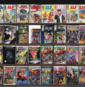 Huge Lot 140+ Comics with Prime, Alf, Shadowhawk, Firearm, Major Bummer & More!