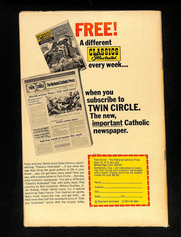 Classics Illustrated Jr #535