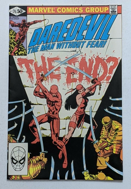 Daredevil #175 (Oct 1981, Marvel) VF- 7.5 Frank Miller and Klaus Janson cover 