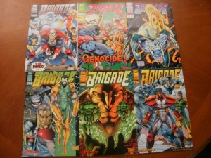 6 Near-Mint Image Extreme BRIGADE #1 2 3 4 5 6 (1993) Blood Brothers Genocide 