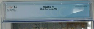 Preacher #1 ~ Vertigo 1995 ~ CGC 9.4 ~ 1st Full appearance Jesse Custer