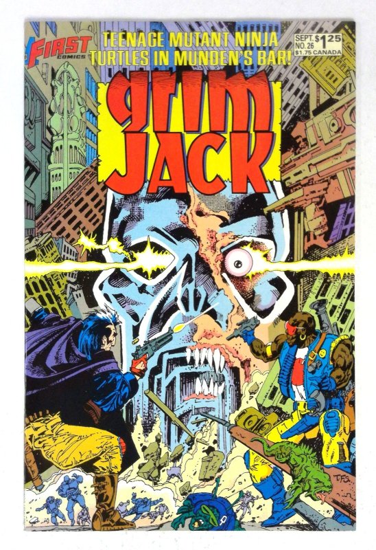 Grimjack #26 Teenage Mutant Ninja Turtles Munden's Bar (1986) First Comics NM-