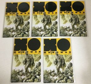 X-O Manowar lot 10 #1 E variant covers NM (2017 Valiant)