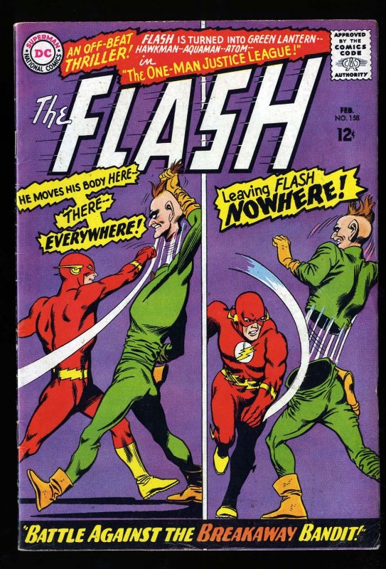 Flash #158 FN 6.0 1st Breakaway Bandit!