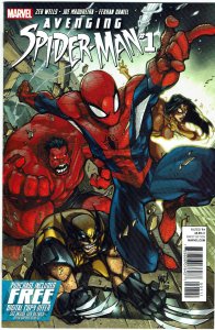 Avenging Spider-Man #1 Avengers Red Hulk NM