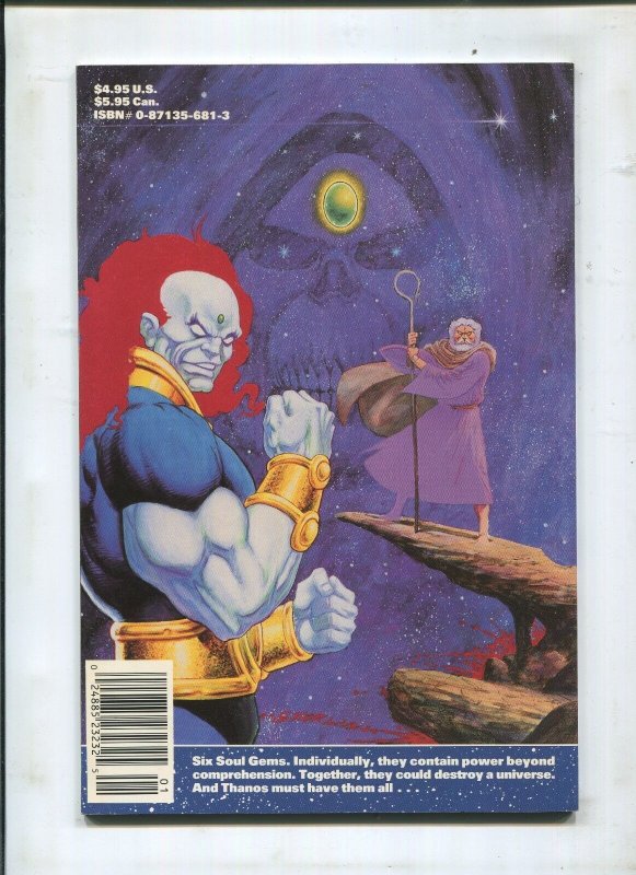 THE THANOS QUEST GRAPHIC NOVEL TPB - 1ST PRINT! - (9.2) 1990