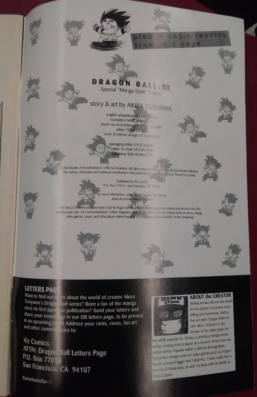 DragonBall 3 buy 1 get a surprise book free