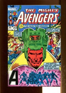Avengers #243 - Scarlet Witch Fights A Fire! (8.5/9.0) 1984