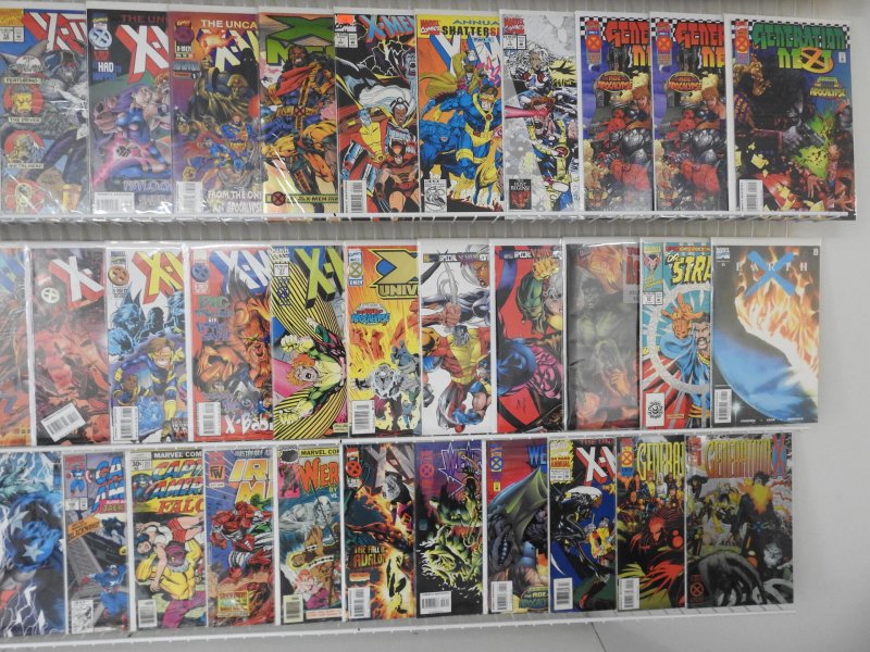 Huge Lot 130+ Comics W/ X-Men, Excalibur, Thor, Hulk+ Avg VF Condition!