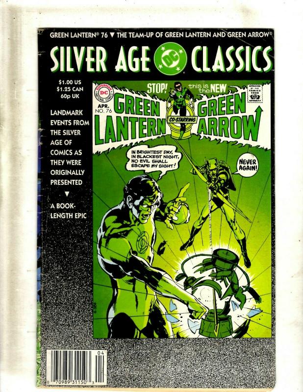 7 Silver Age Classics DC Comics Green Lantern/Green Arrow, Green Lantern, + J344