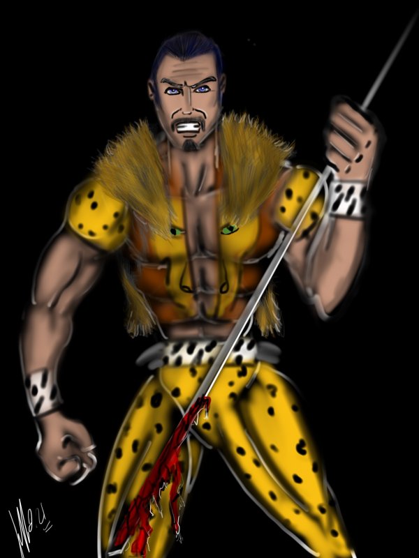 Kraven the Hunter Art Print Original Art