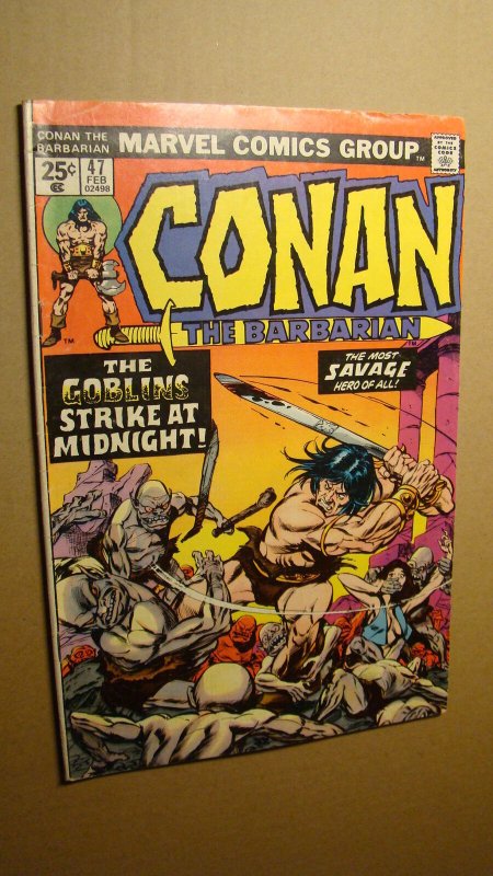 Conan 47 Solid Copy 1974 Robert E Howard Barbarian Vs Goblins