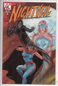 NIGHTVEIL #4, VF, AC Comics, Bill Black, 1984 1985, Femme Fatale