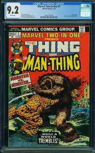 Marvel Two-in-One #1 (1974) CGC 9.2 NM-