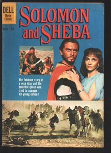 -Solomon and Sheba-Four Color Comics #1070 !959-Dell-Movie Edition-Yul Brynne...