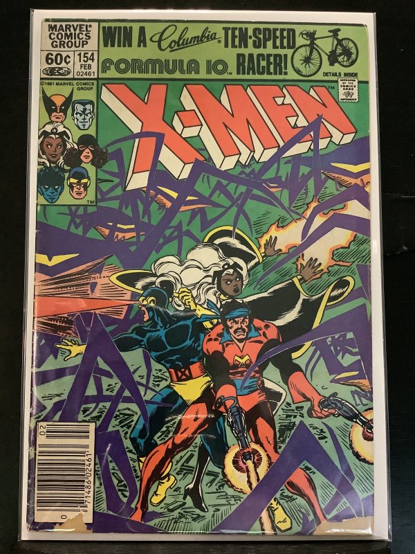 The Uncanny X-Men #154 Newsstand Edition (1982)