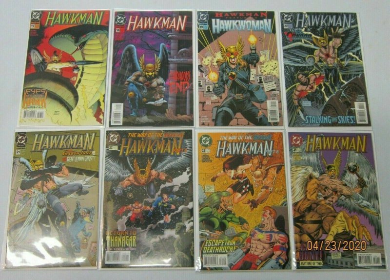 Hawkman lot from:#0-33 + Annual 3rd Series all 26 different avg 8.0 VF (1993-96)