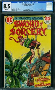 Sword of Sorcery #5 (1973) CGC 8.5 VF+