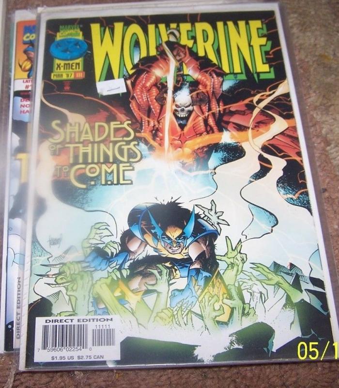 WOLVERINE # 111 1997 marvel   SHAMAN OGUN logan XMEN SHADES OF THINGS TO COME