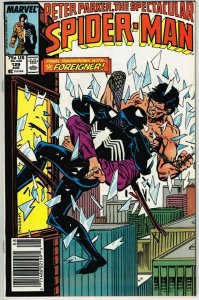 Spectacular Spider-Man #129 (1976) - 9.0 VF/NM *Foreign Affairs* Newsstand