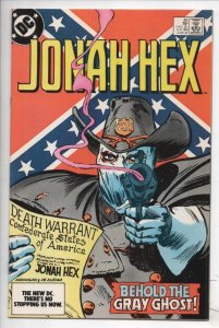 JONAH HEX #85, NM-, Gray Ghost CSA, De Zuniga,1977 1984, more in store