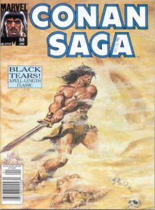 Conan Saga #58 (Newsstand) VG ; Marvel | low grade comic