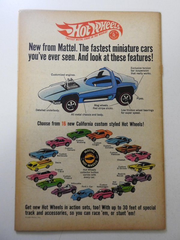 Secret Six #3 (1968) VG Condition cover detached top staple