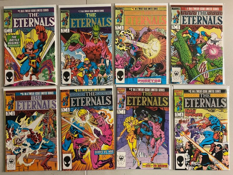Eternals set #1-12 Direct Marvel 2nd Series (average 7.0 FN/VF) (1985 to 1986)