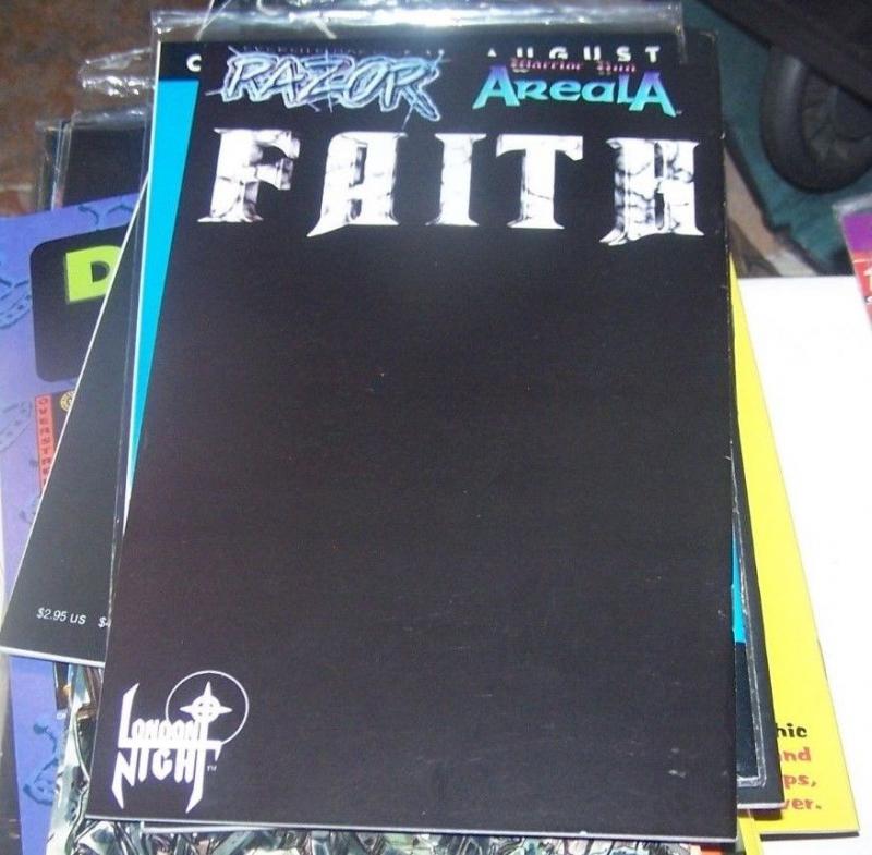 Razor / Warrior Nun Areala: Faith #1 (May 1996, London Night Studios)