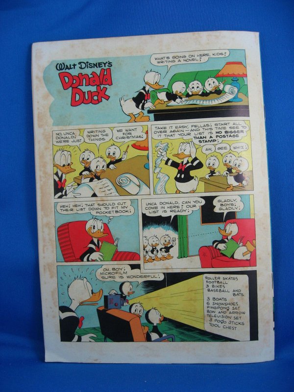 FOUR COLOR 367 DONALD DUCK CHRISTMAS SHACKTOWN BARKS UNCLE SCROOGE 1952