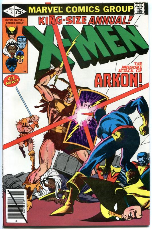 X-MEN #3 Annual, NM-, Arkon, Wolverine, Claremont, Uncanny, more in store