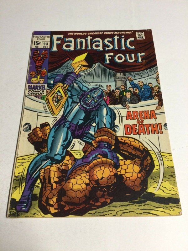 Fantastic Four 93 Fn+ Fine+ 6.5 Marvel Comics