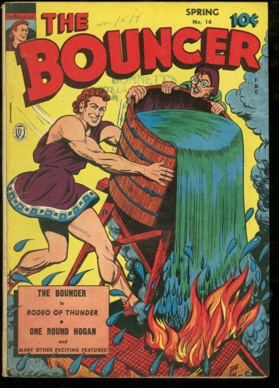 BOUNCER, THE #14-FOX PUBS-1945-ROCKET KELLY-WWII VG/FN