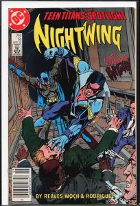 Teen Titans Spotlight #14 Canadian Variant (1987) Nightwing