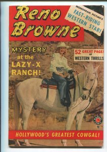 RENO BROWNE #50 1950-MARVEL-1ST ISSUE-WORLDS GREATEST COWGAL-JESSE JAMES-vf