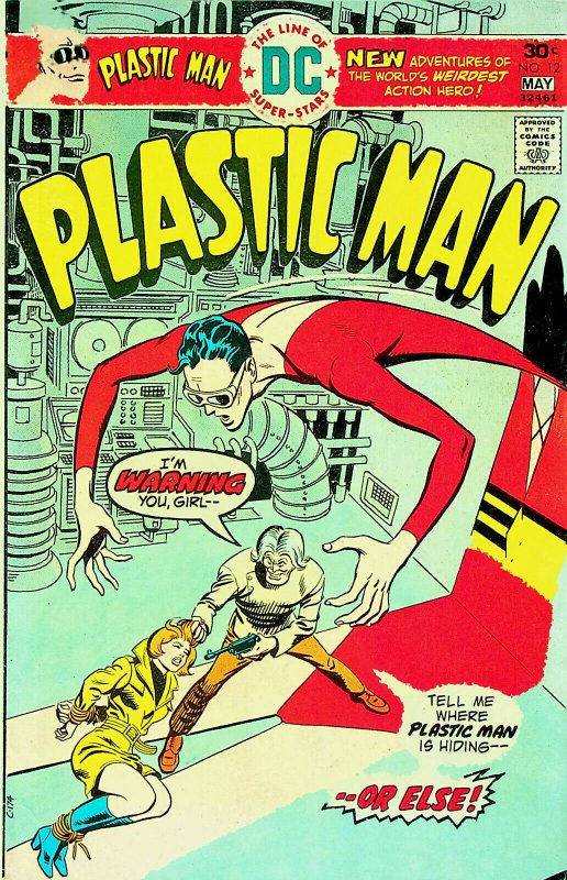 Plastic Man #12 (Apr-May 1976, DC) - Very Good/Fine