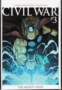 Civil War #3 McGuinness Cover (2006) Captain America [Key Issue]