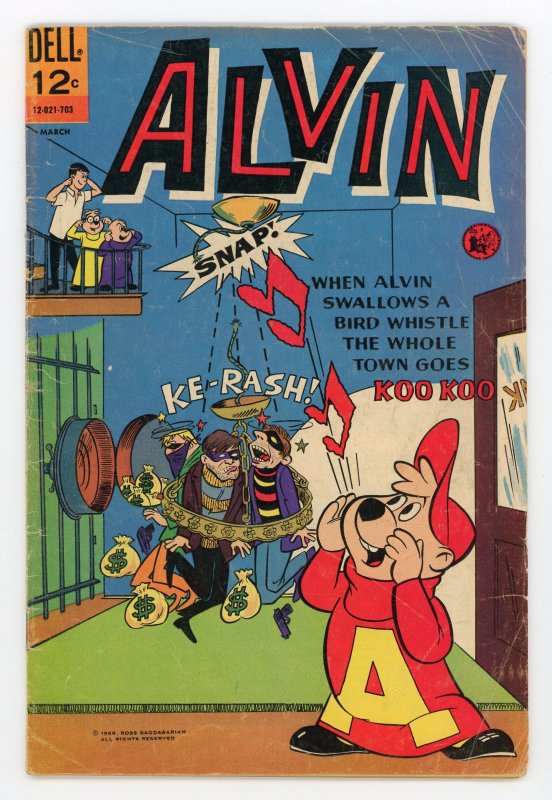 Alvin #18 (1962) Dell Alvin & the Chipmunks GD