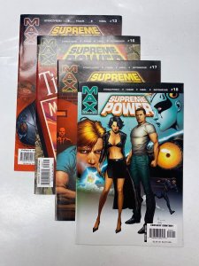 4 Supreme Power MAX comic books #13 16 17 18 75 K17